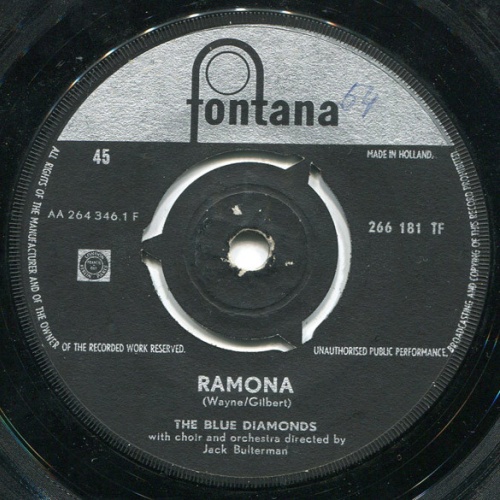 Vinyl / The Blue Diamonds - Ramona / All Of Me
