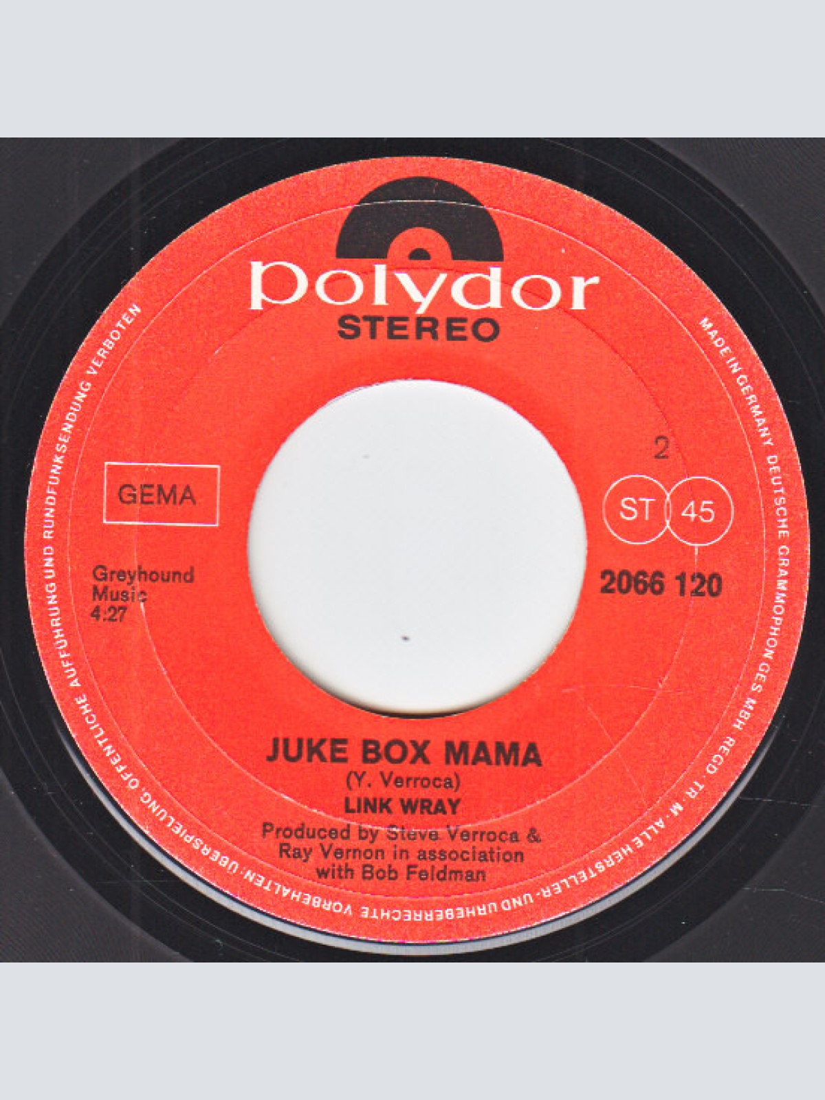 Vinyl / Link Wray - Fire And Brimstone