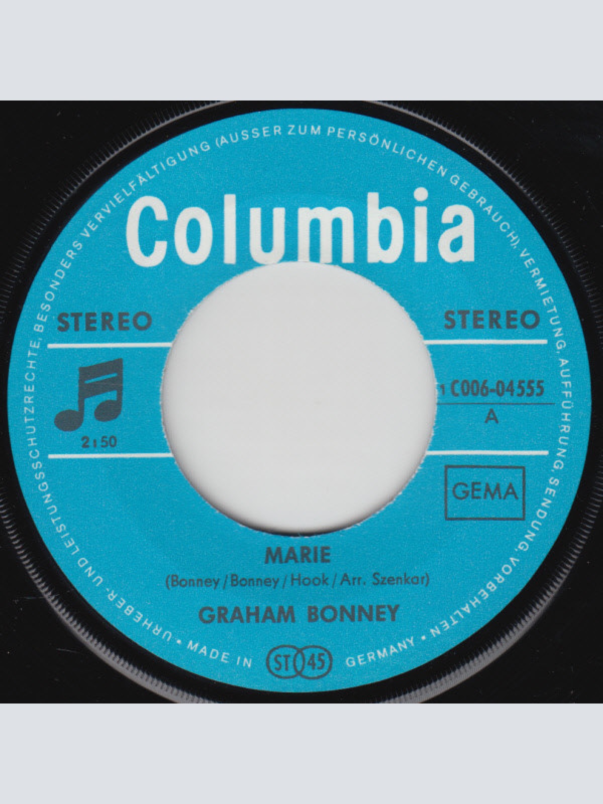 Vinyl / Graham Bonney - Marie
