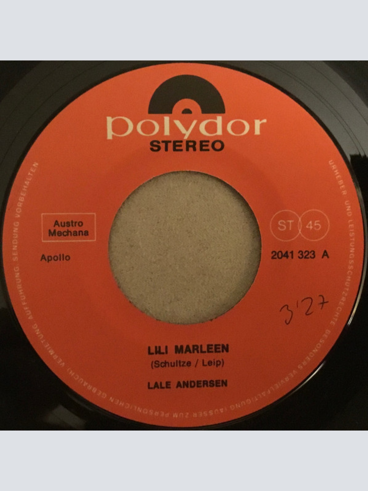 Vinyl / Lale Andersen - Lili Marleen