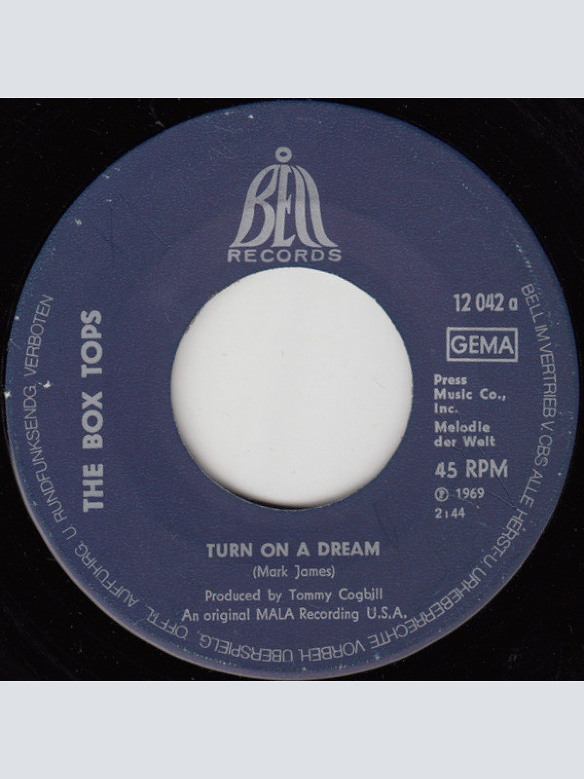Vinyl / The Box Tops* - Turn On A Dream