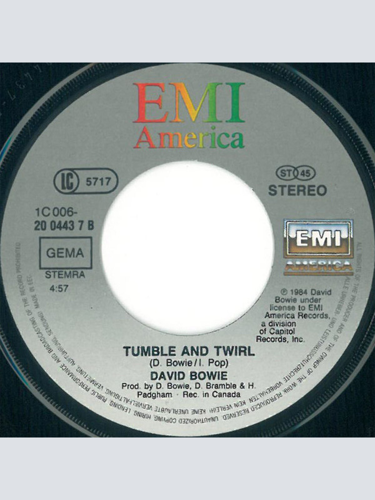 Vinyl / David Bowie - Tonight