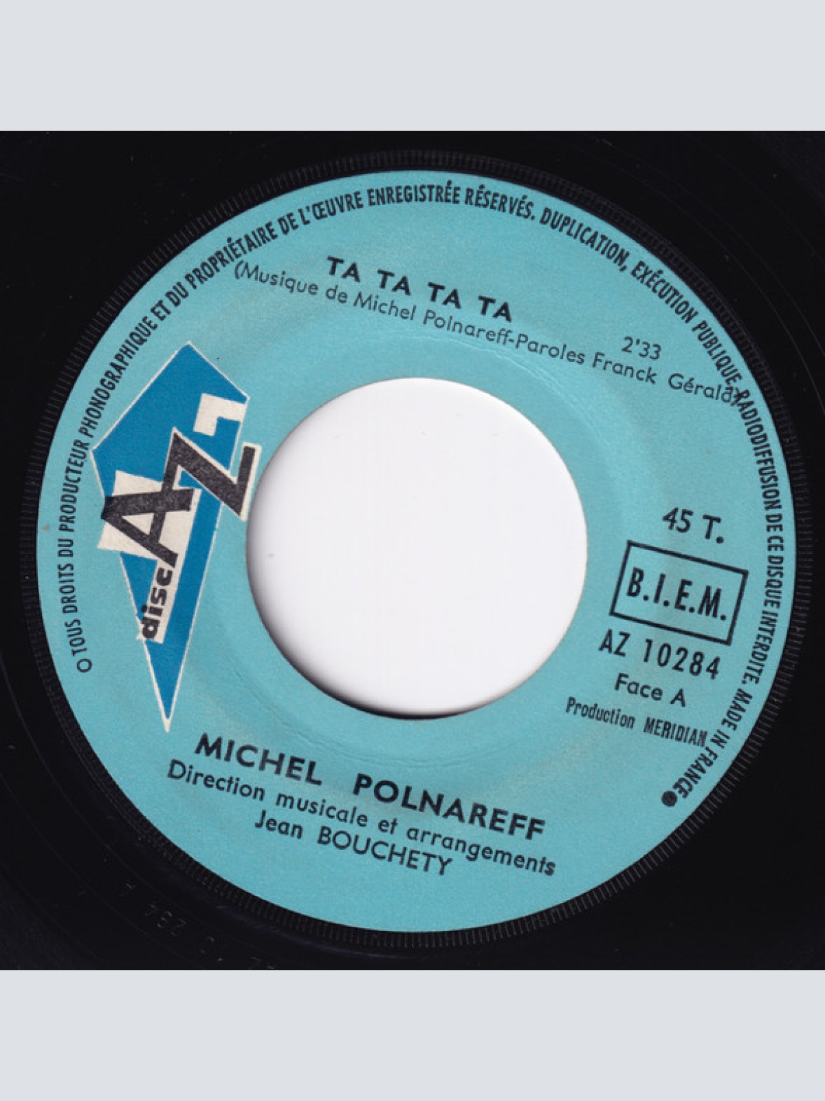 Vinyl / Michel Polnareff - Ta Ta Ta Ta