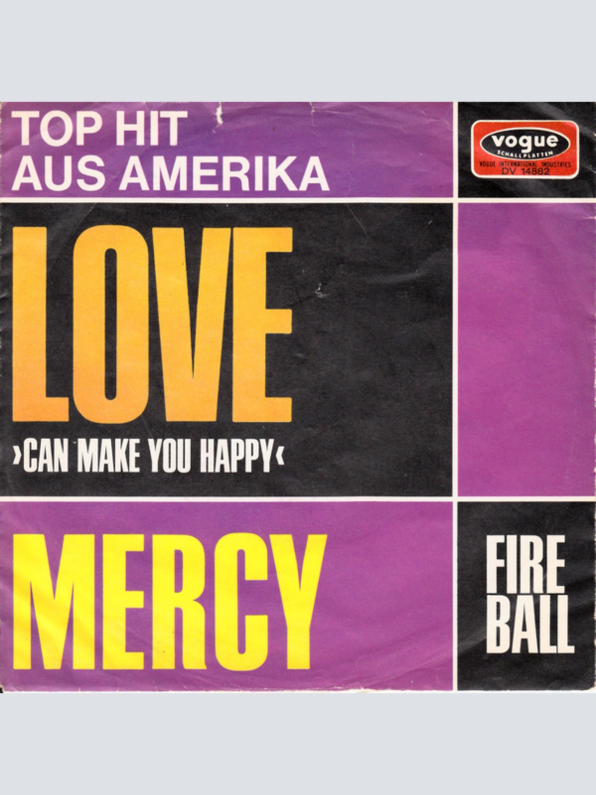 Vinyl / Mercy (4) - Love (Can Make You Happy)