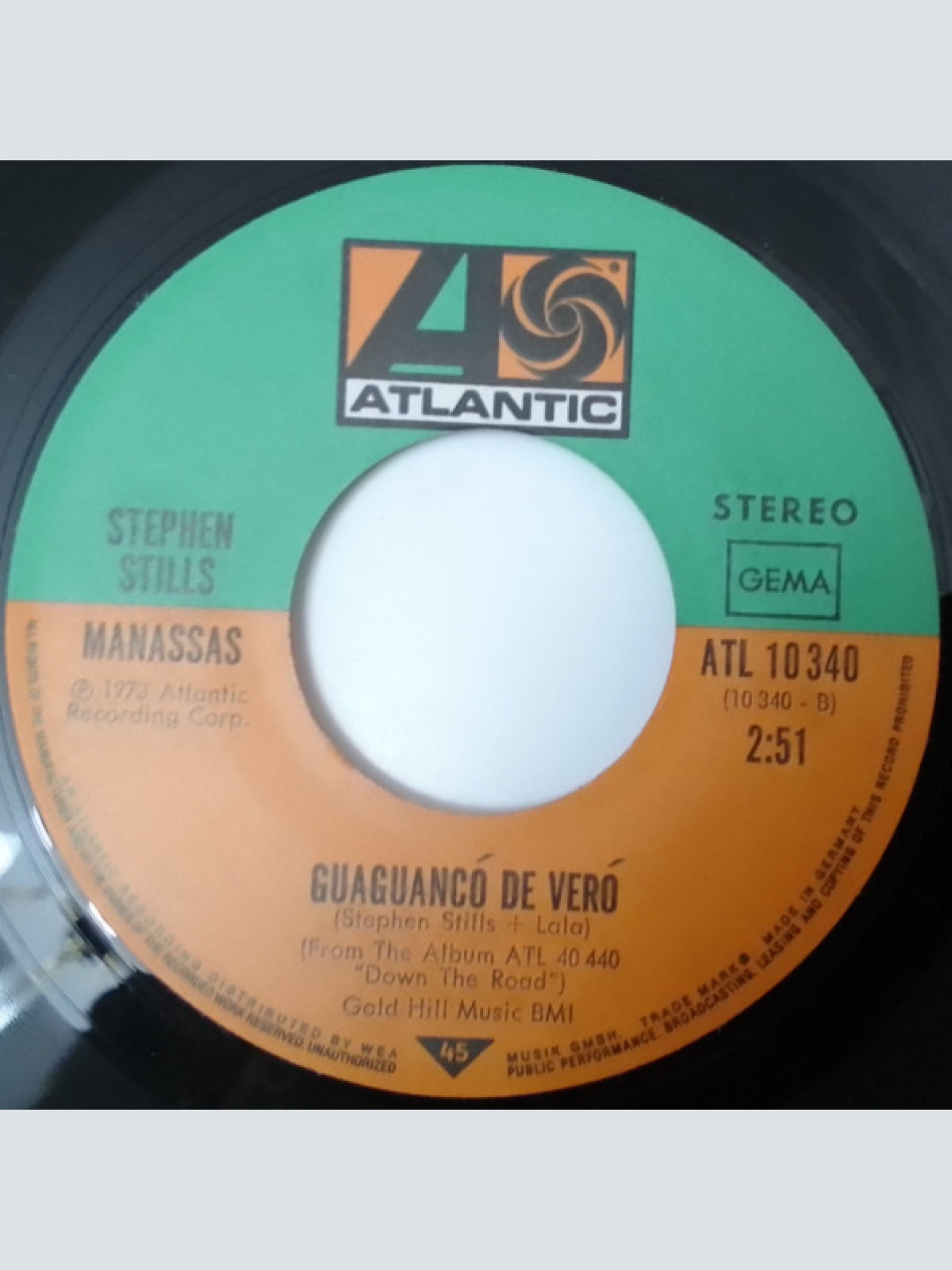 Vinyl / Stephen Stills & Manassas - Down The Road / Guaguanćo De Veró