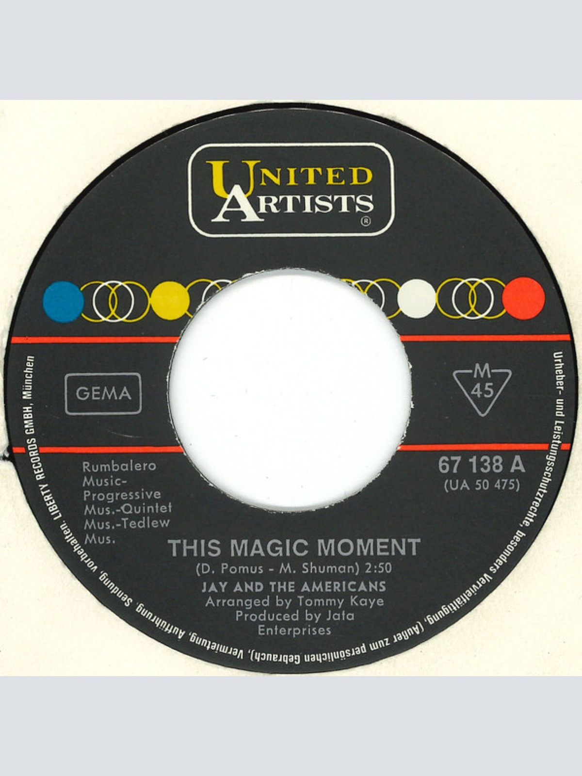 Vinyl / Jay And The Americans* - This Magic Moment