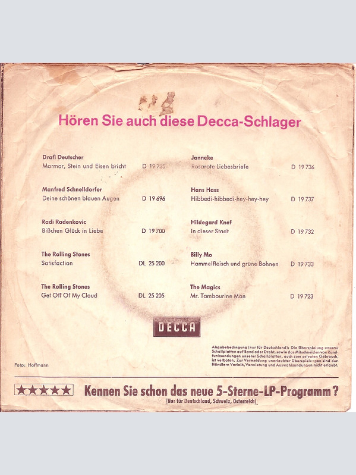 Vinyl / Tonia (3) - Ein Junges Herz