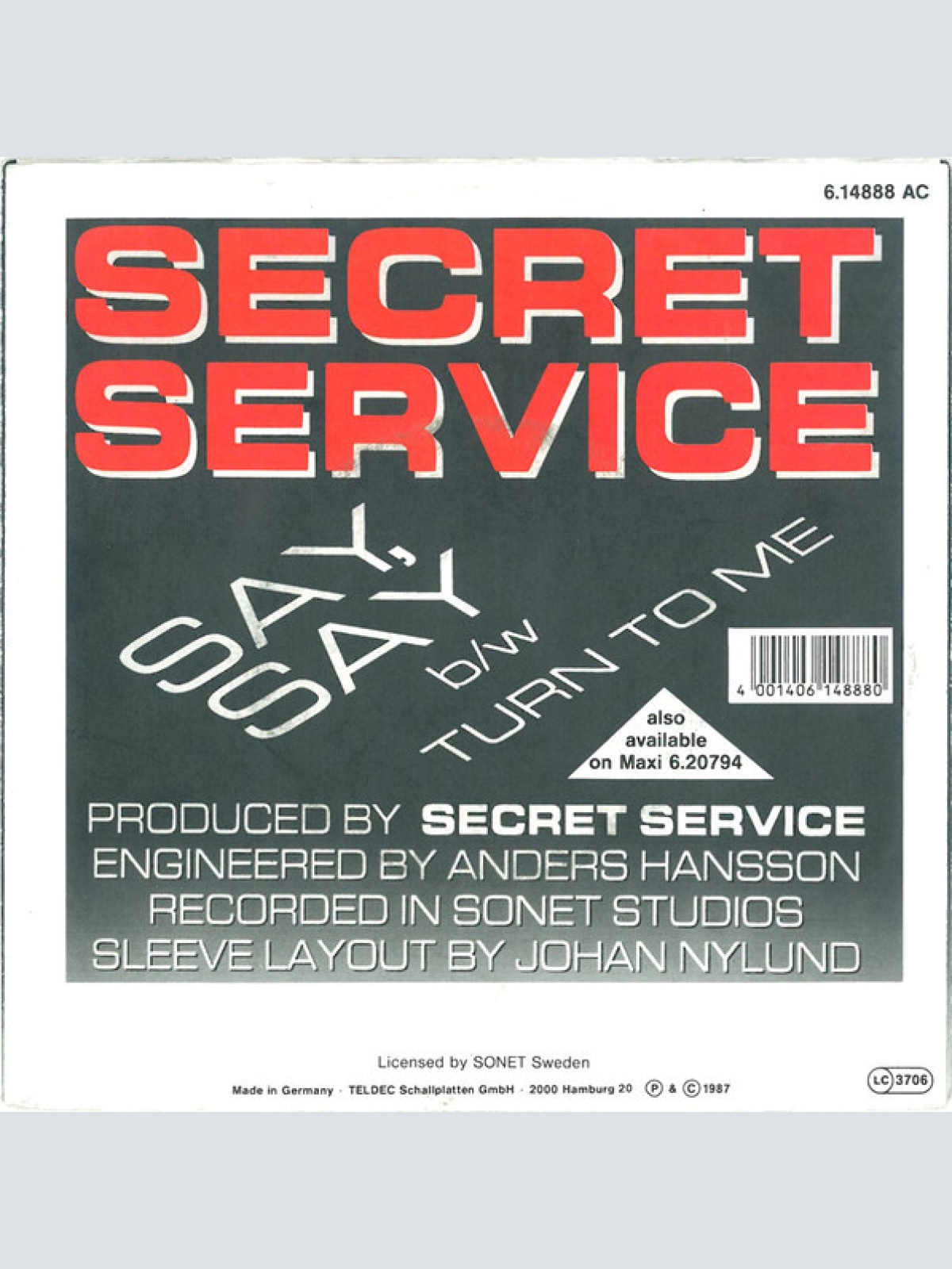 Vinyl / Secret Service - Say, Say