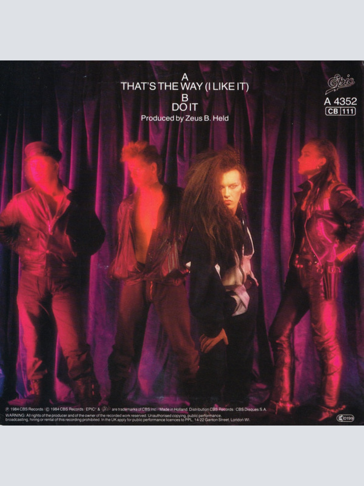 Vinyl / Dead Or Alive - That's The Way (I Like It)