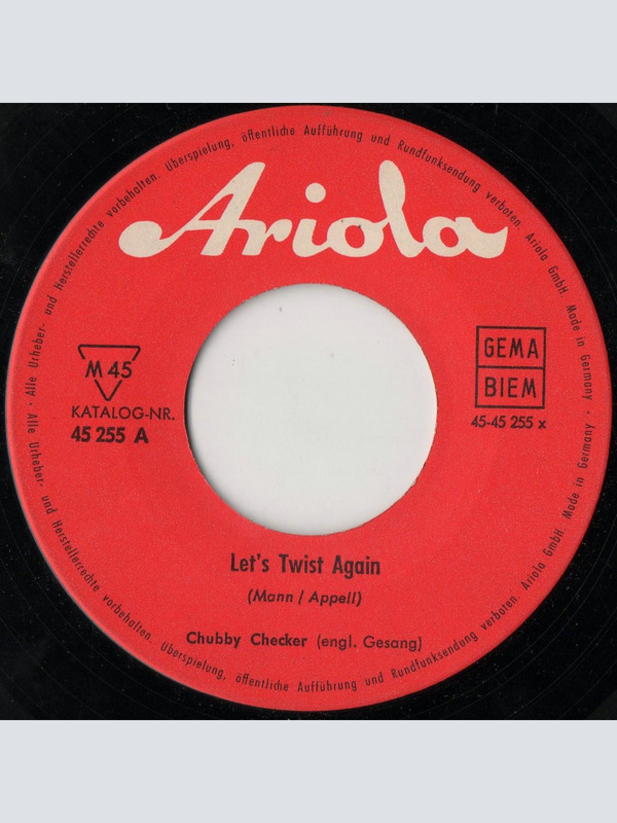 Vinyl / Chubby Checker - Let's Twist Again / The Twist
