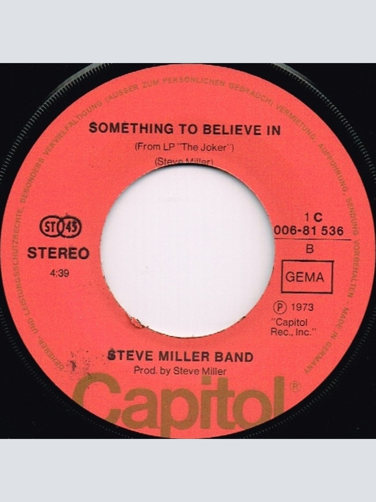 Vinyl / Steve Miller Band - The Joker