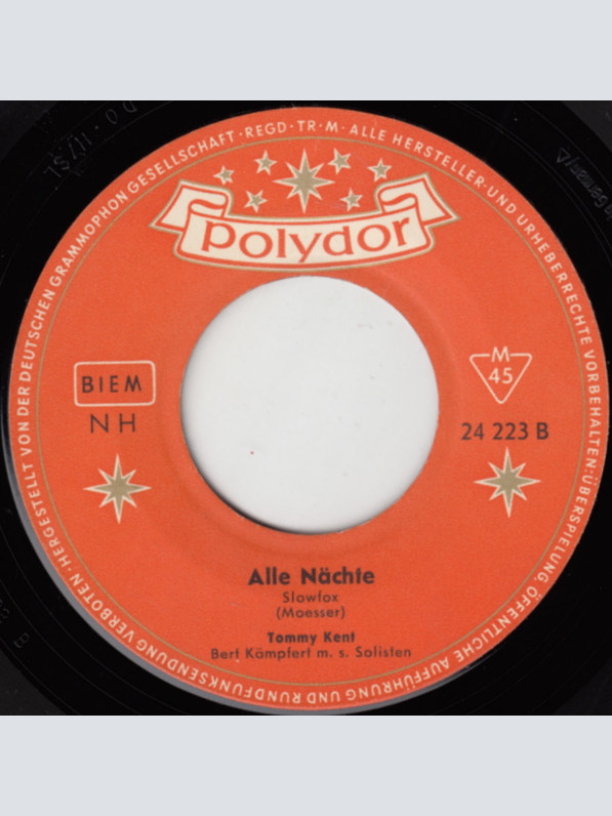 Vinyl / Tommy Kent - Irgendwer / Alle Nächte