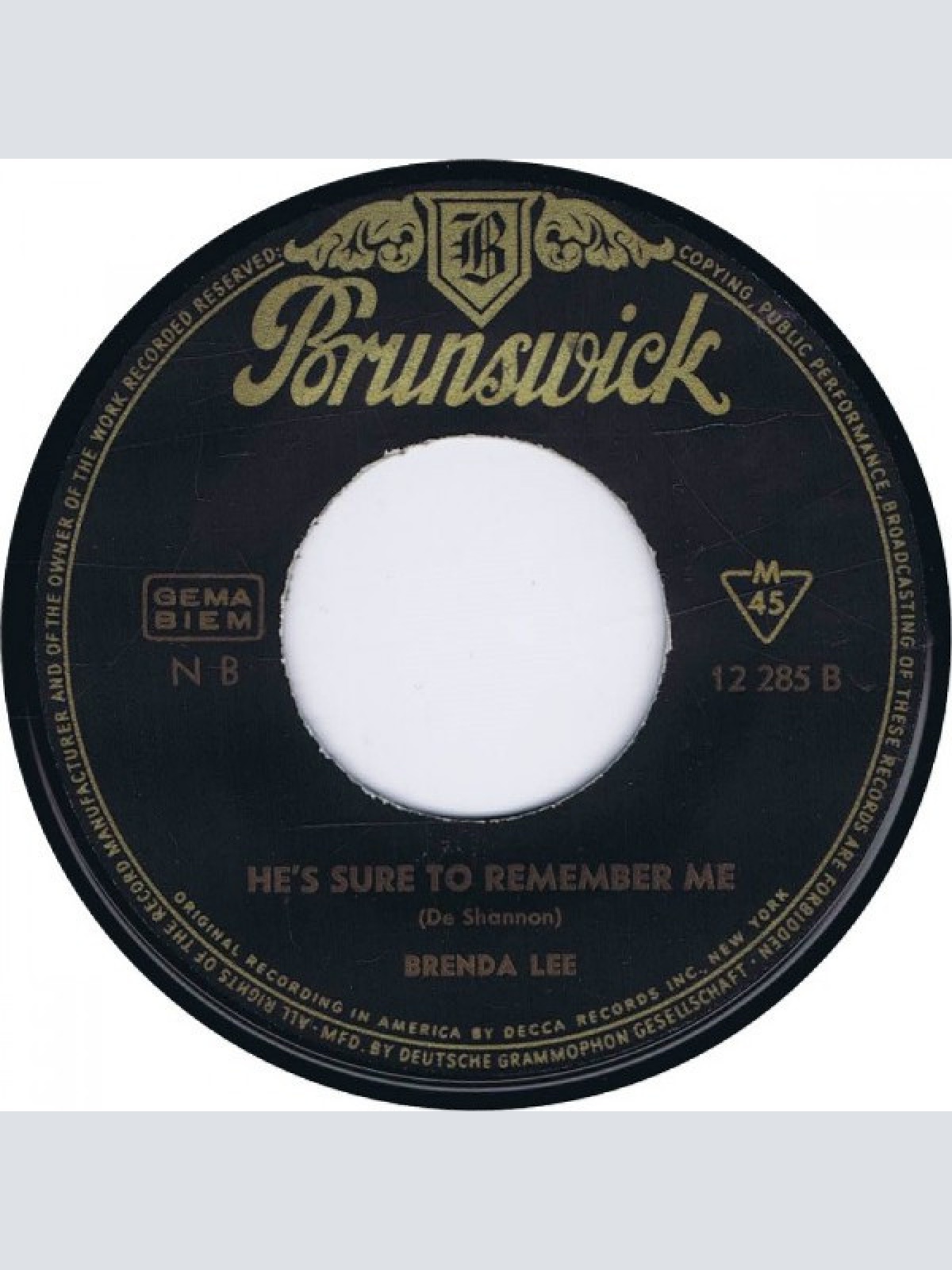 Vinyl / Brenda Lee - When You Loved Me