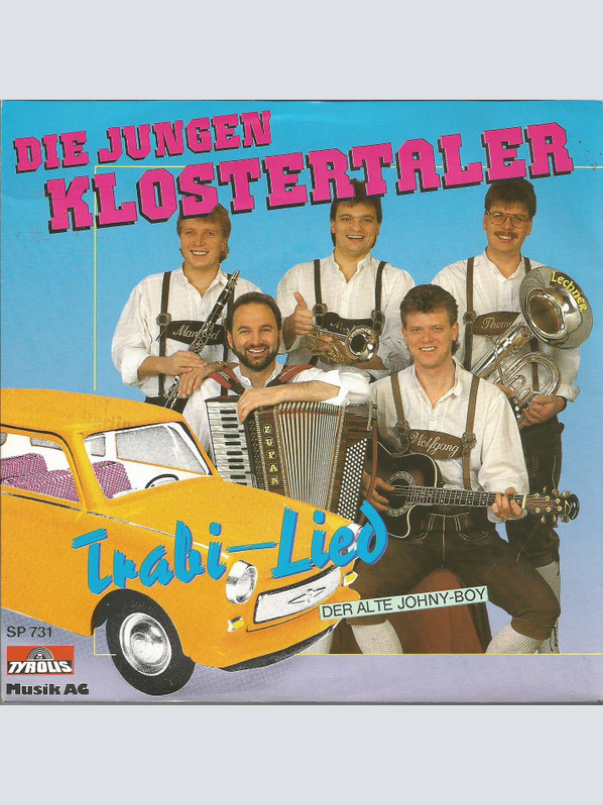 Vinyl / Die Jungen Klostertaler - Trabi-Lied