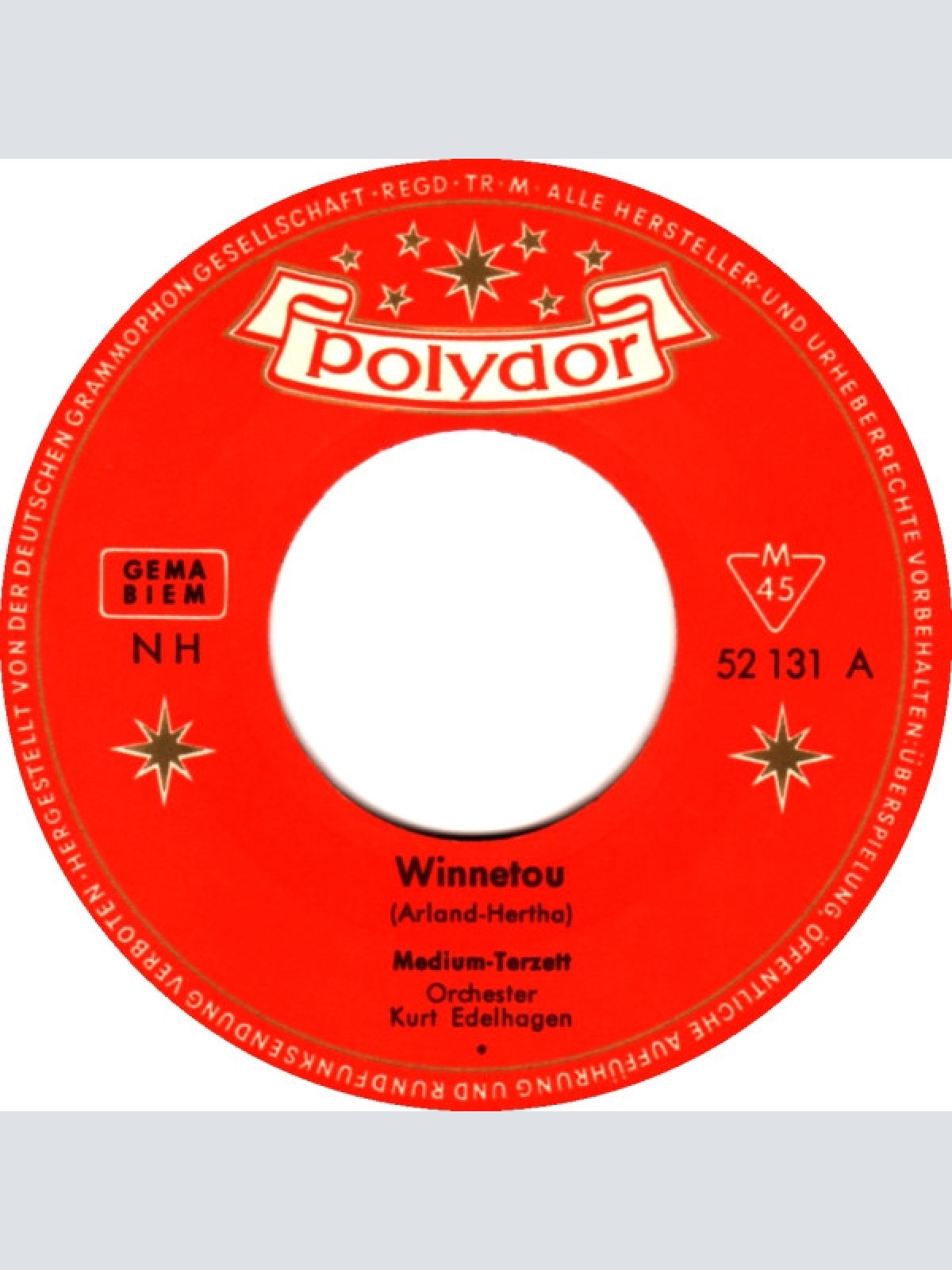 Vinyl / Medium-Terzett* - Winnetou / Weisser Häuptling