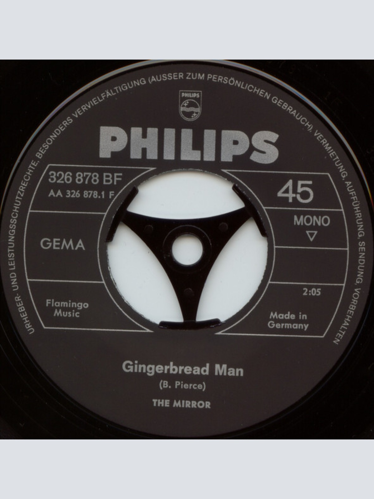 Vinyl / The Mirror - Gingerbread Man / Faster Than Light