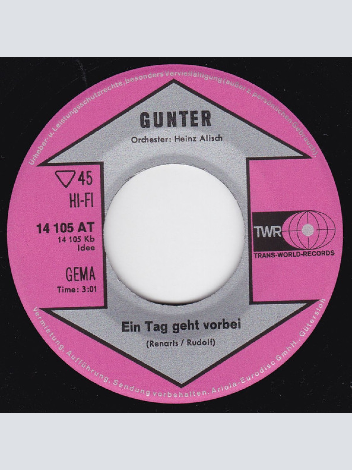 Vinyl / Gunter (5) - Ich Lieb' Dich So (Ecstasy)
