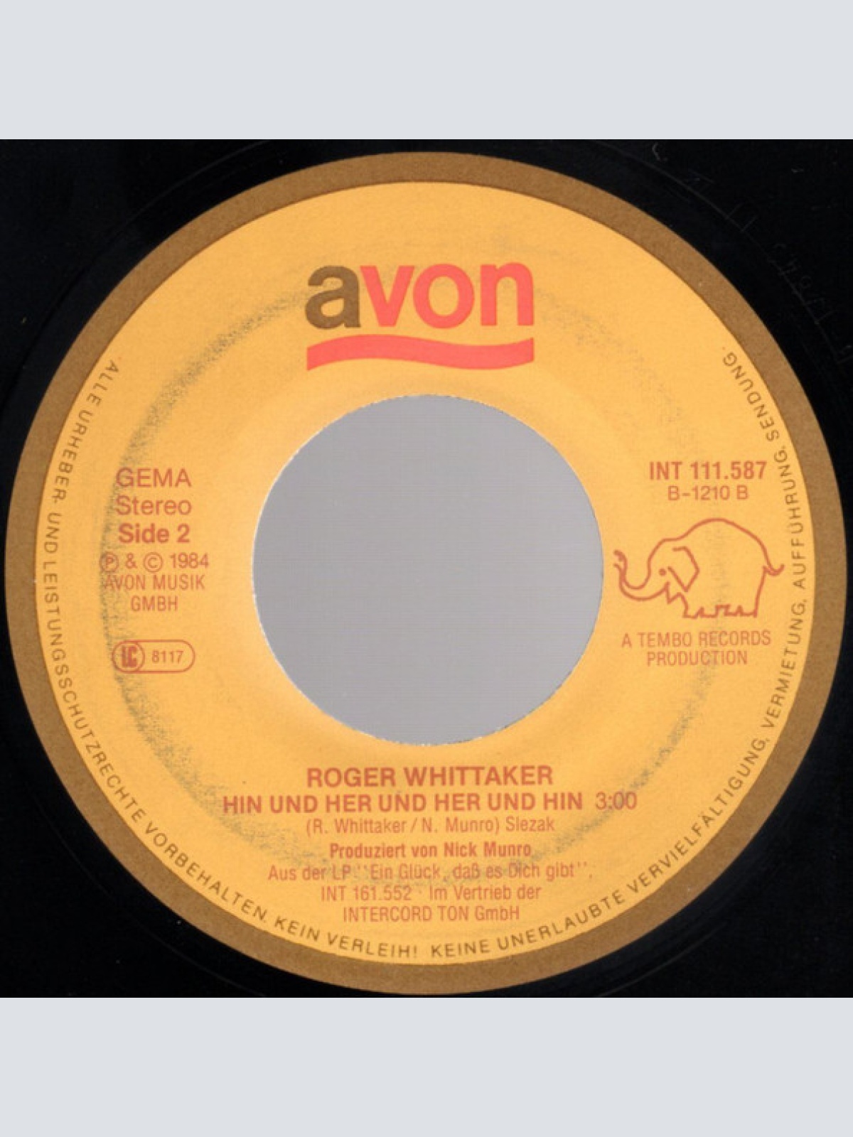 Vinyl / Roger Whittaker - Eloisa