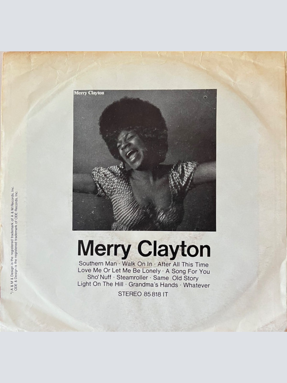 Vinyl / Merry Clayton - After All This Time / Steamroller