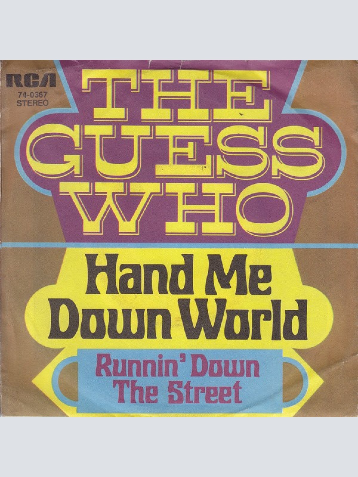 Vinyl / The Guess Who - Hand Me Down World