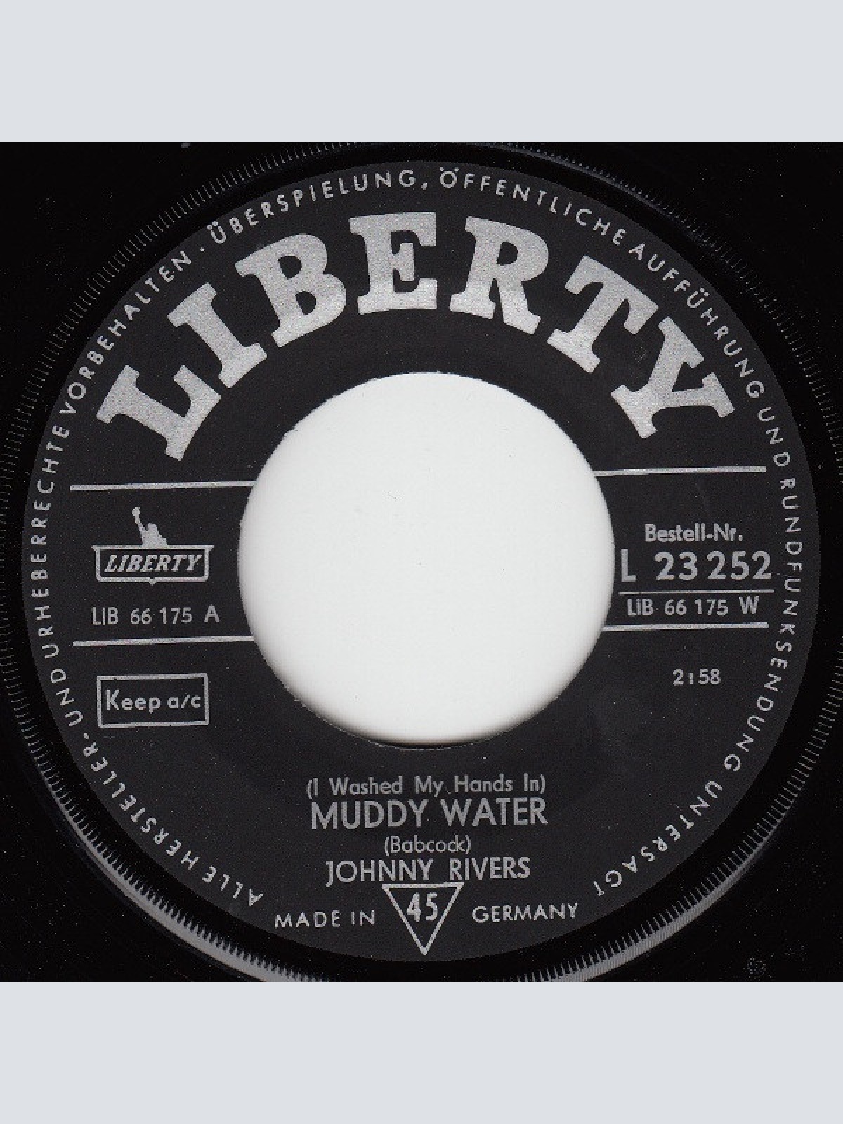 Vinyl / Johnny Rivers - Muddy Water