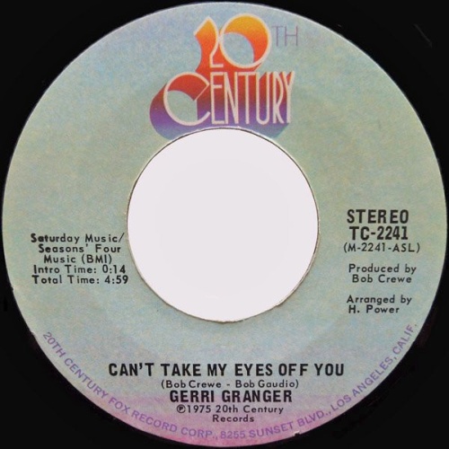 Vinyl / Gerri Granger - Can't Take My Eyes Off You