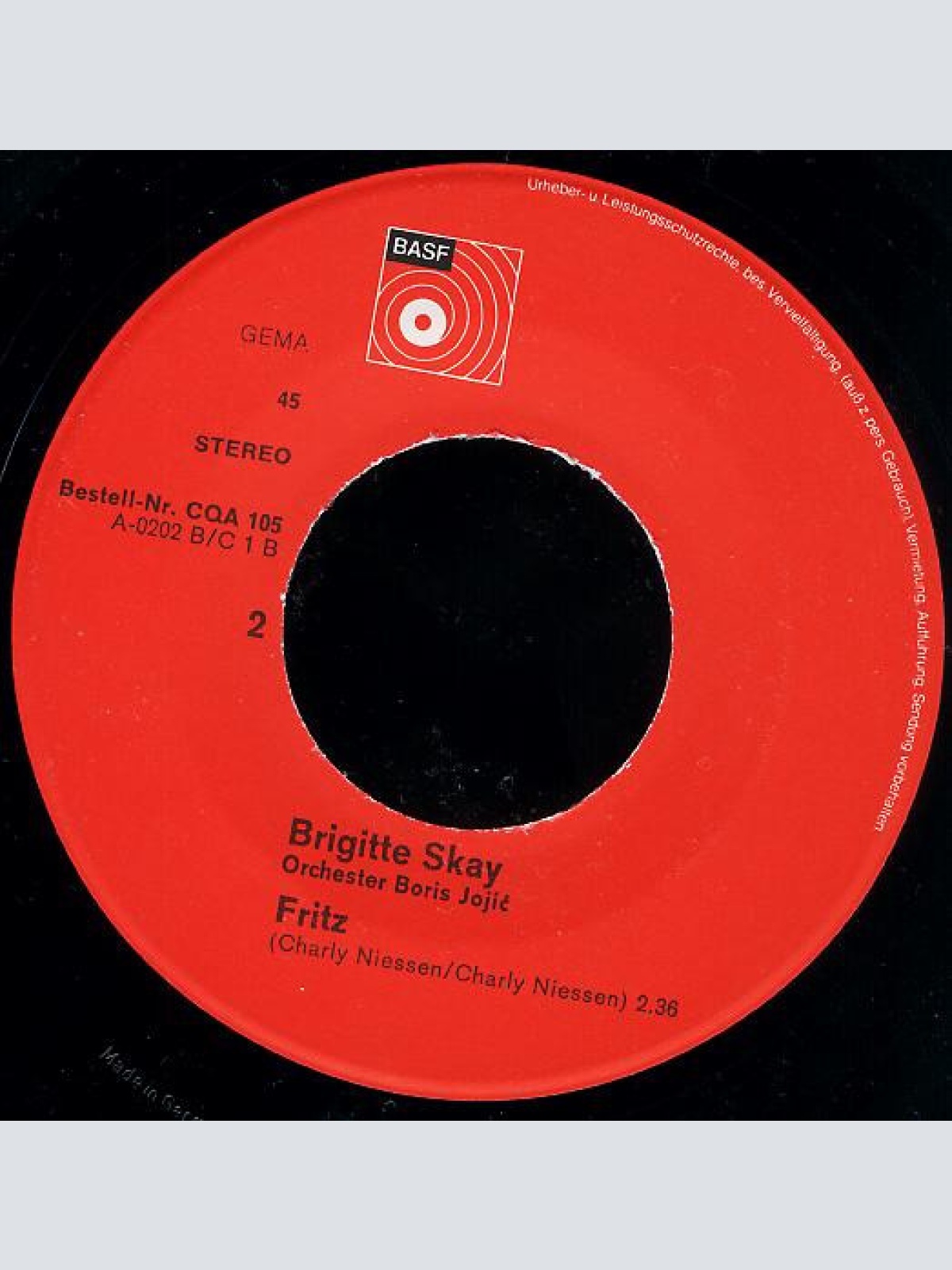 Vinyl / Brigitte Skay - Weil Ich So Sexy Bin