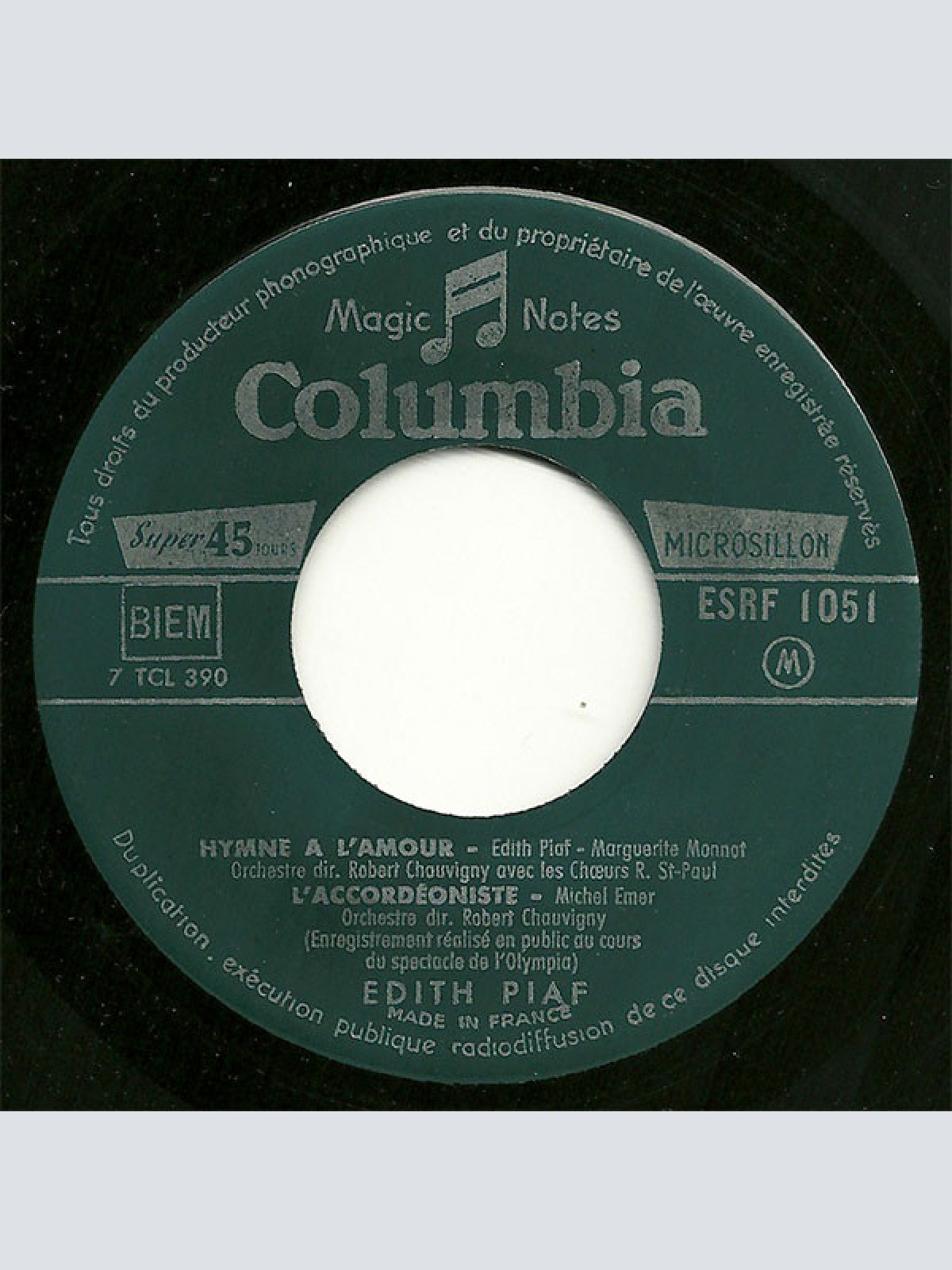 Vinyl / Edith Piaf - 4 - La Vie En Rose