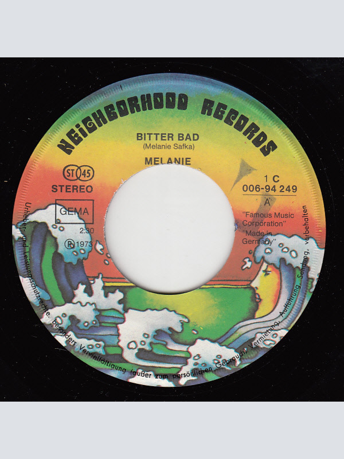 Vinyl / Melanie (2) - Bitter Bad