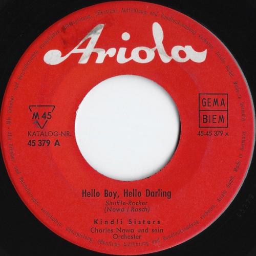 Vinyl / Kindli-Sisters - Hello Boy, Hello Darling