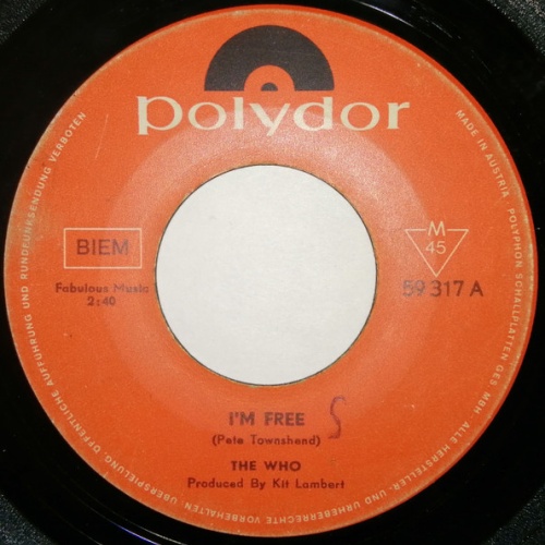 Vinyl / The Who - I'm Free