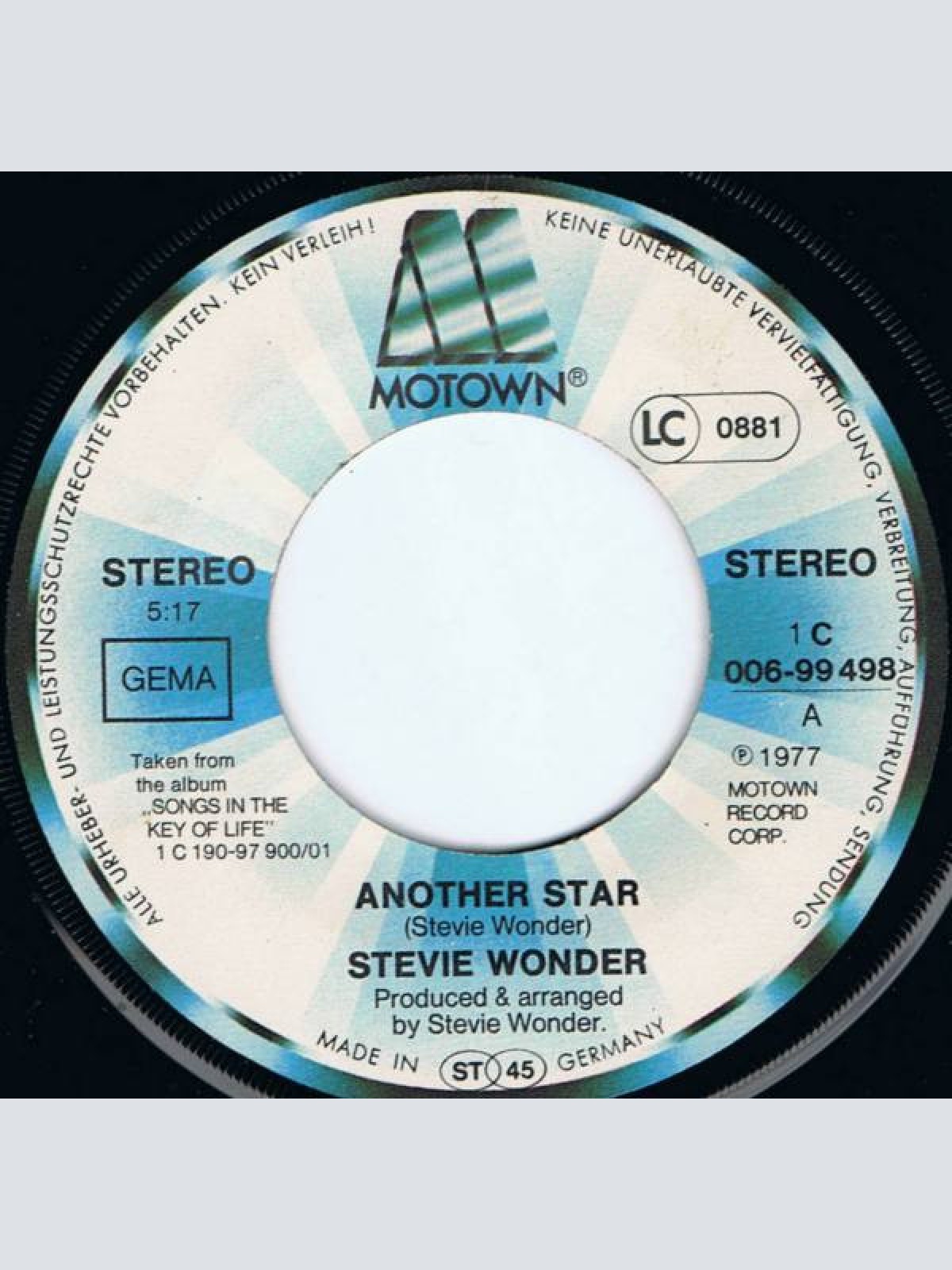Vinyl / Stevie Wonder - Another Star