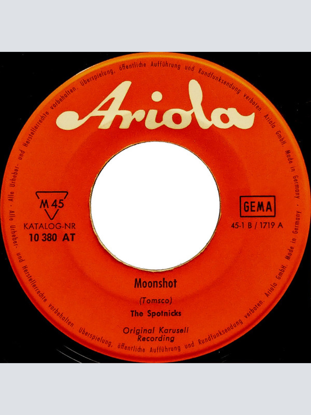 Vinyl / The Spotnicks - Moonshot