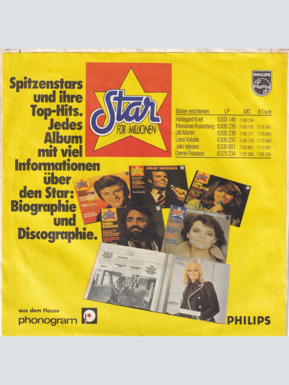 Vinyl / Ingolf Janson - Gib Mir Deine Hand