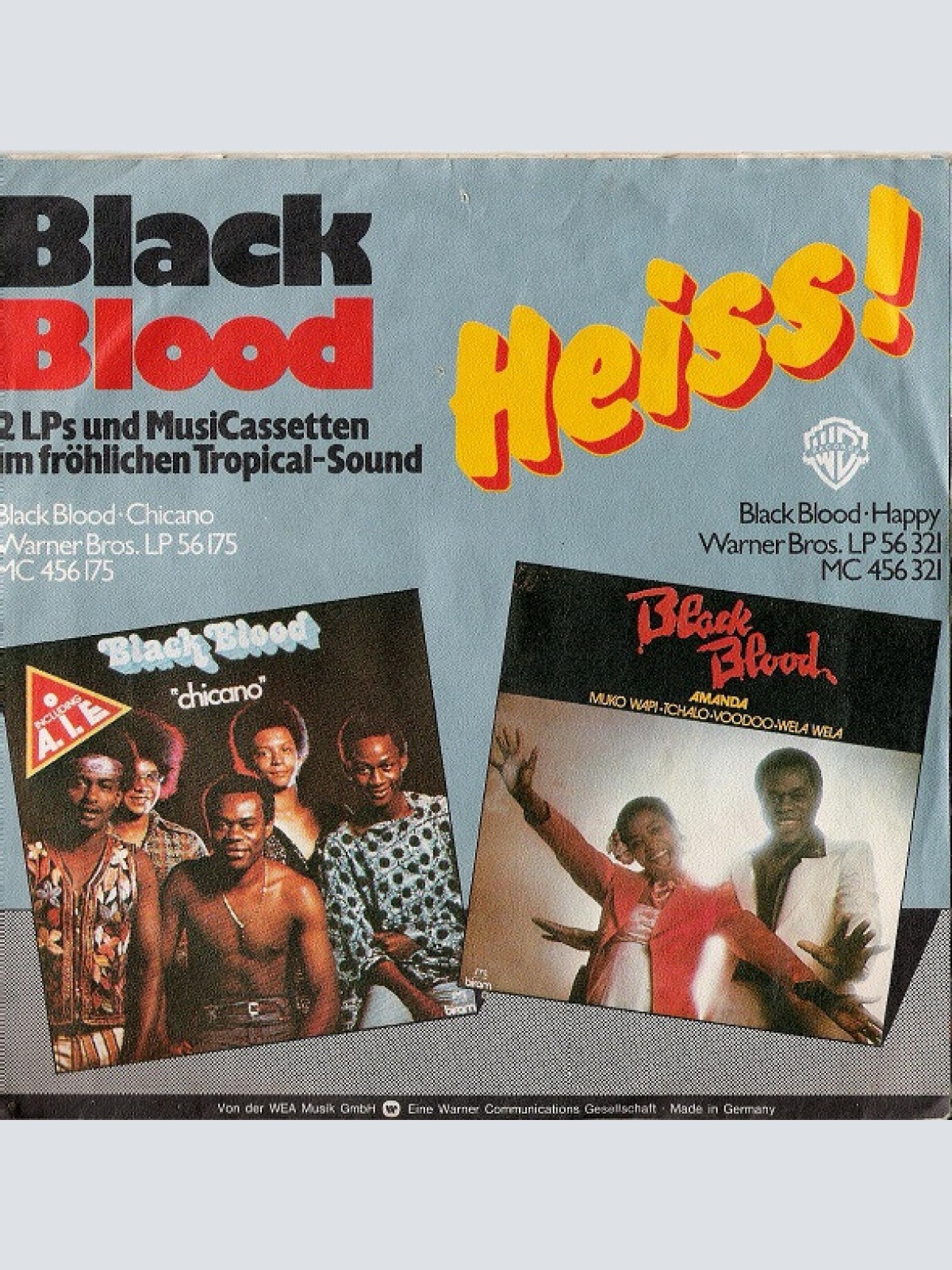 Vinyl / Black Blood (2) - Amanda