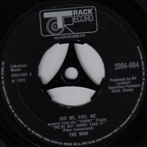 Vinyl / The Who - See Me, Feel Me / Overture To Tommy