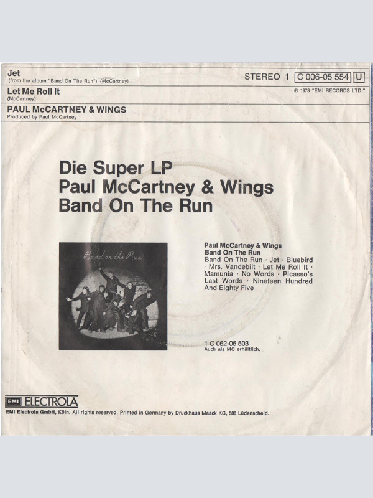 Vinyl / Paul McCartney & Wings* - Jet