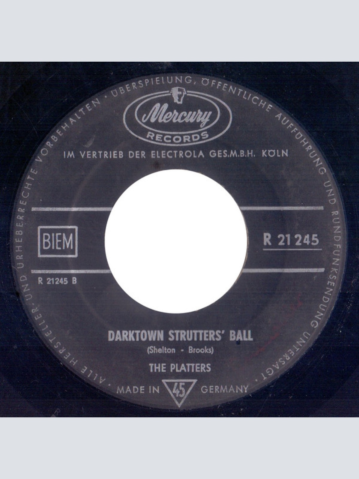 Vinyl / The Platters - Remember When / Darktown Strutters' Ball