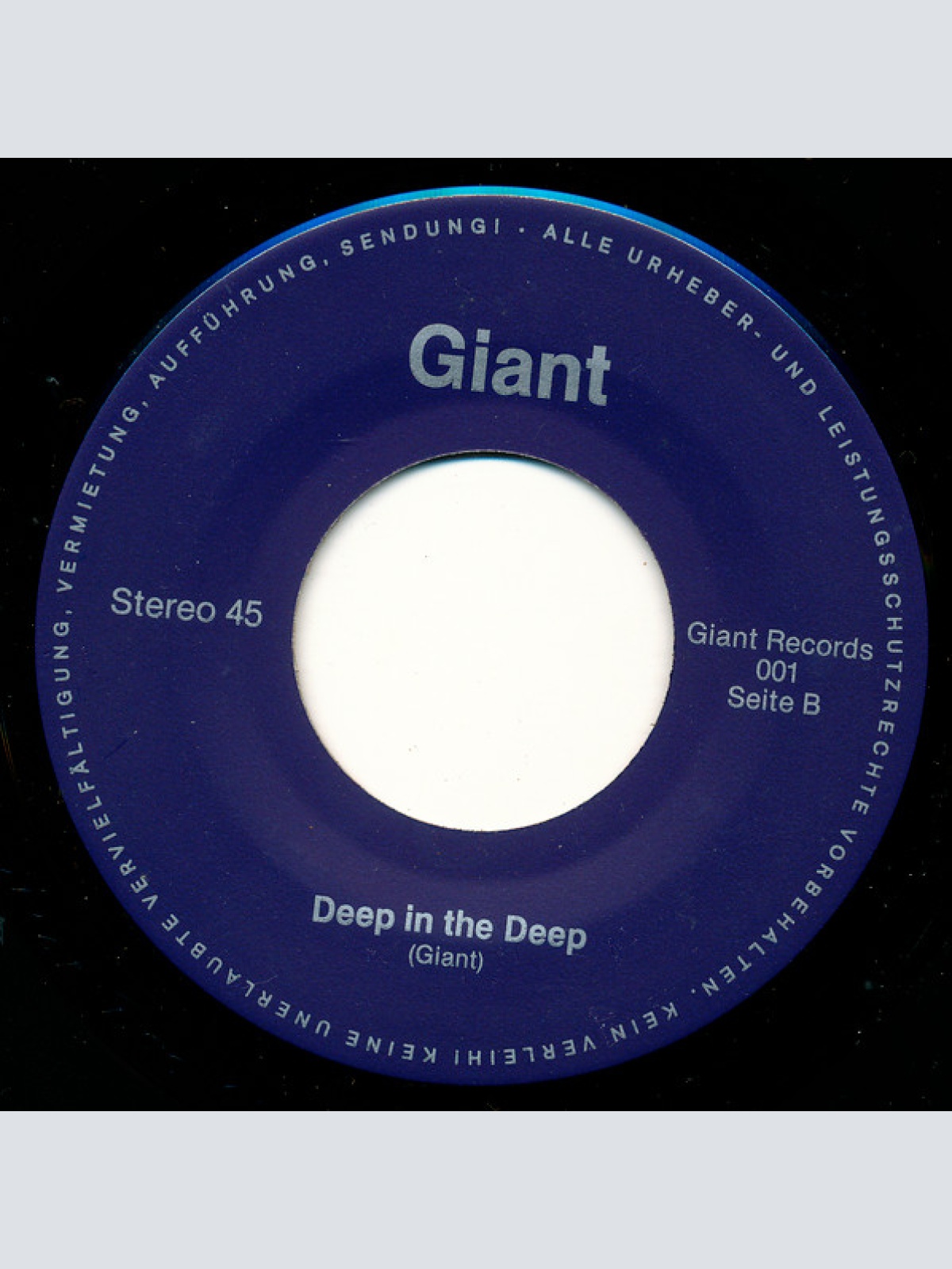 Vinyl / Giant (25) - Joel's A Hero