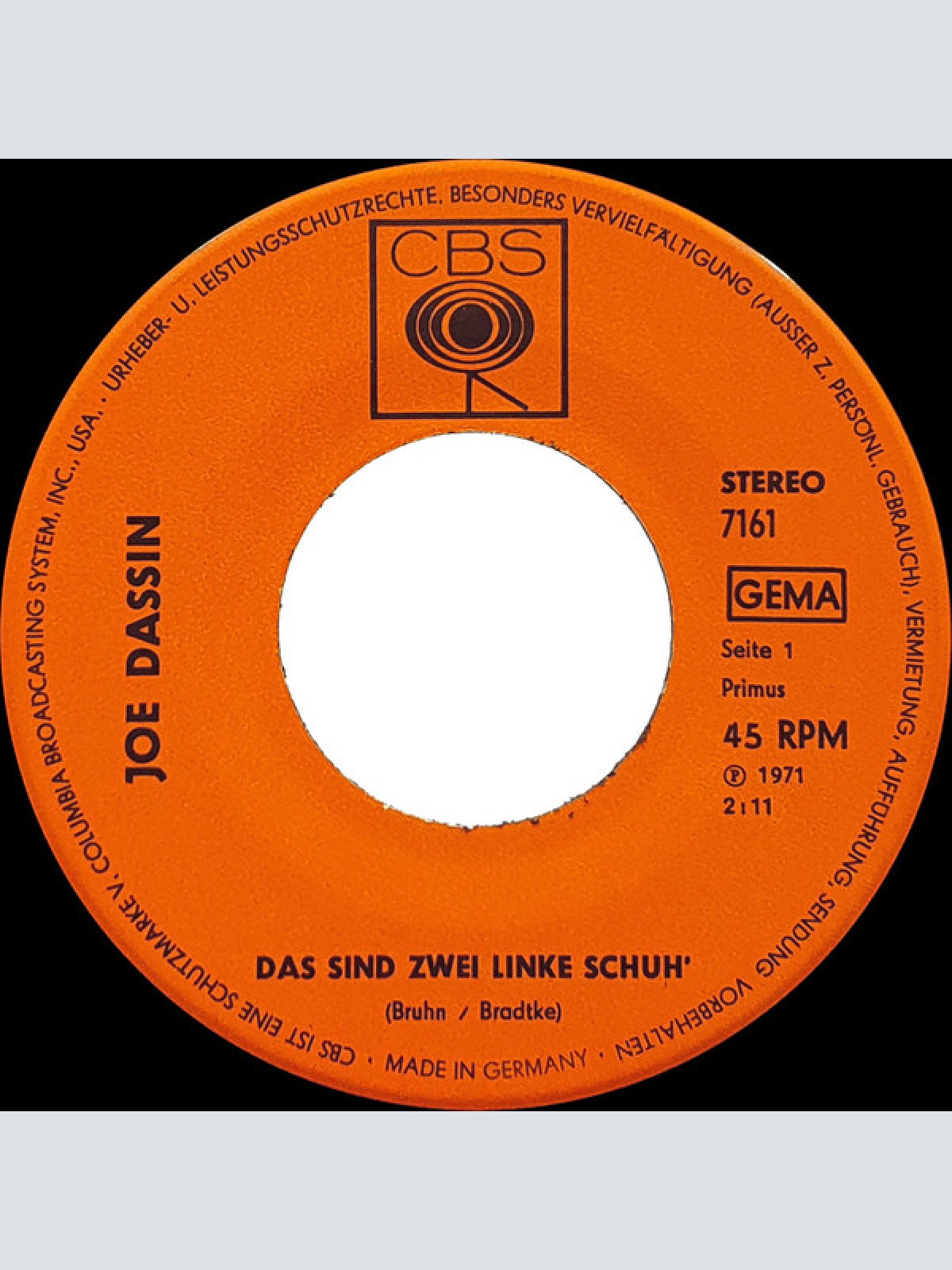 Vinyl / Joe Dassin - Das Sind Zwei Linke Schuh'