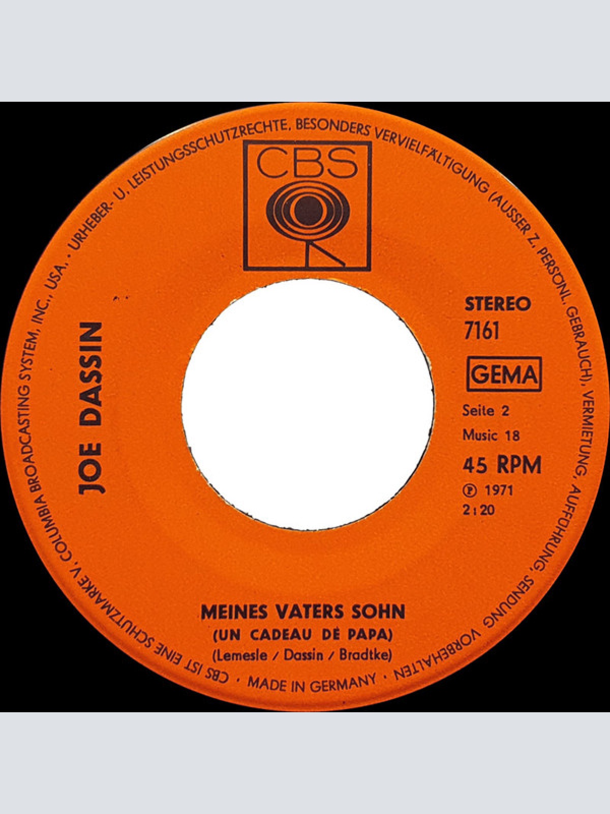 Vinyl / Joe Dassin - Das Sind Zwei Linke Schuh'