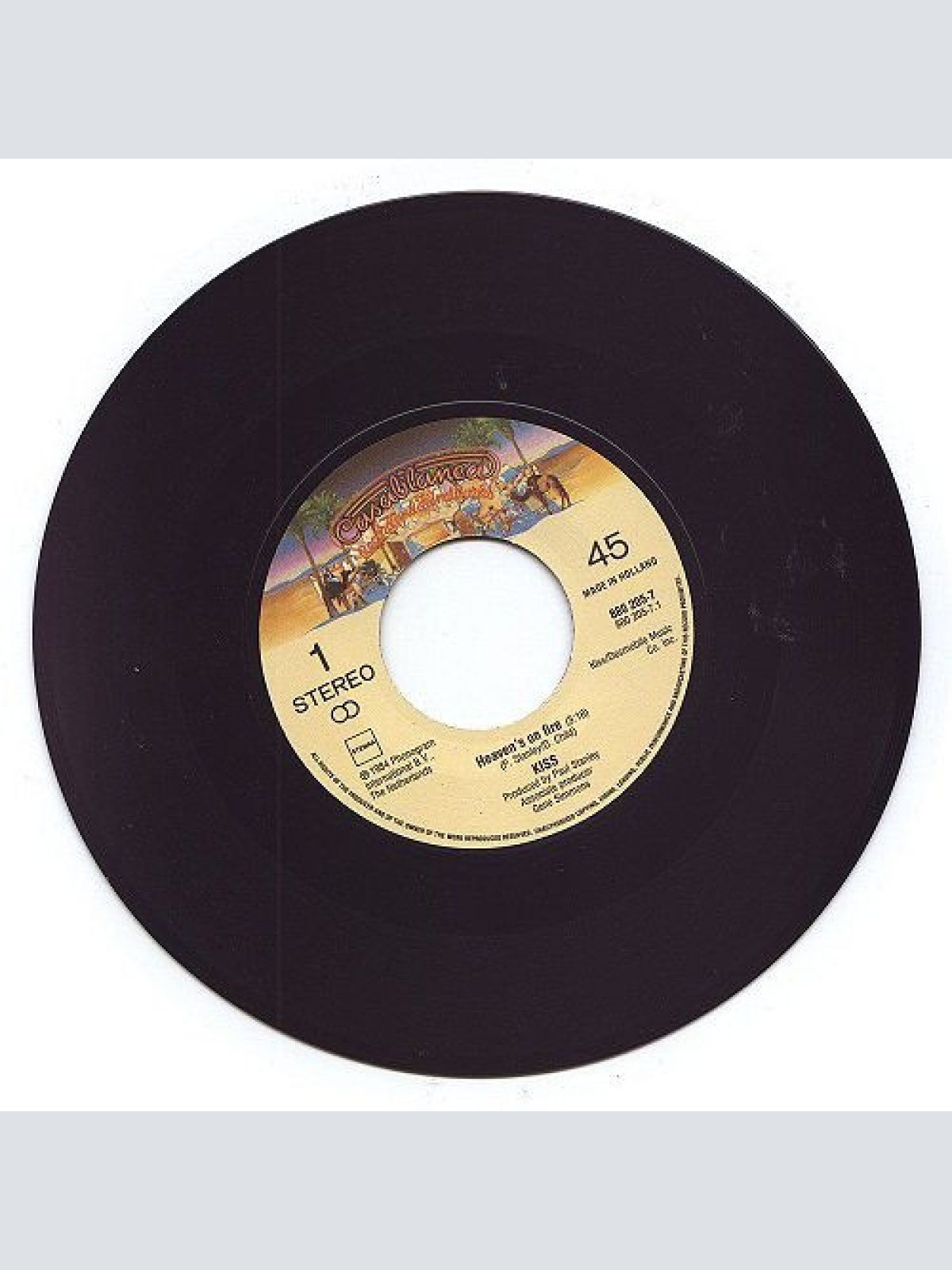 Vinyl / Kiss - Heaven's On Fire