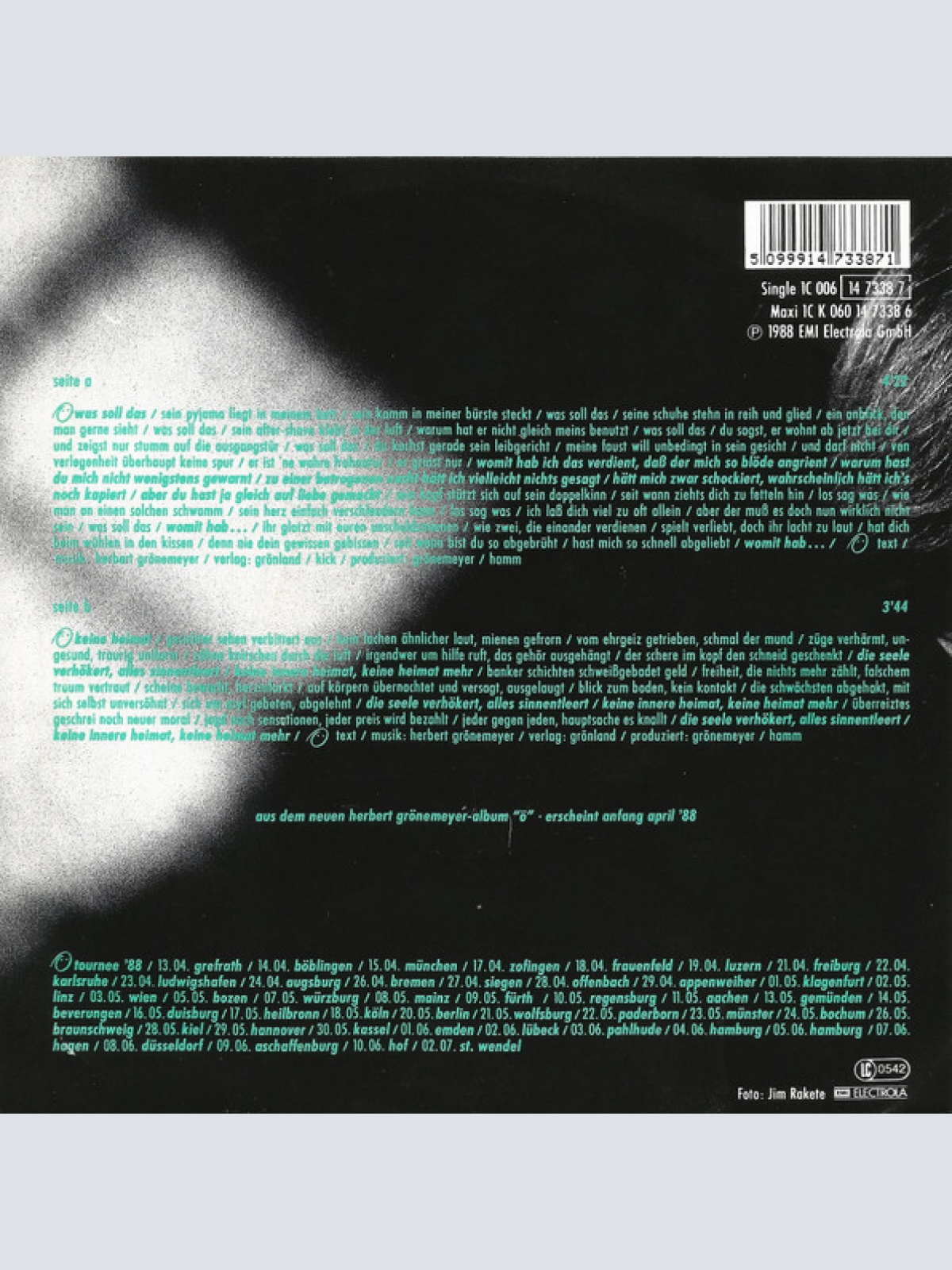 Vinyl / Herbert Grönemeyer - Was Soll Das