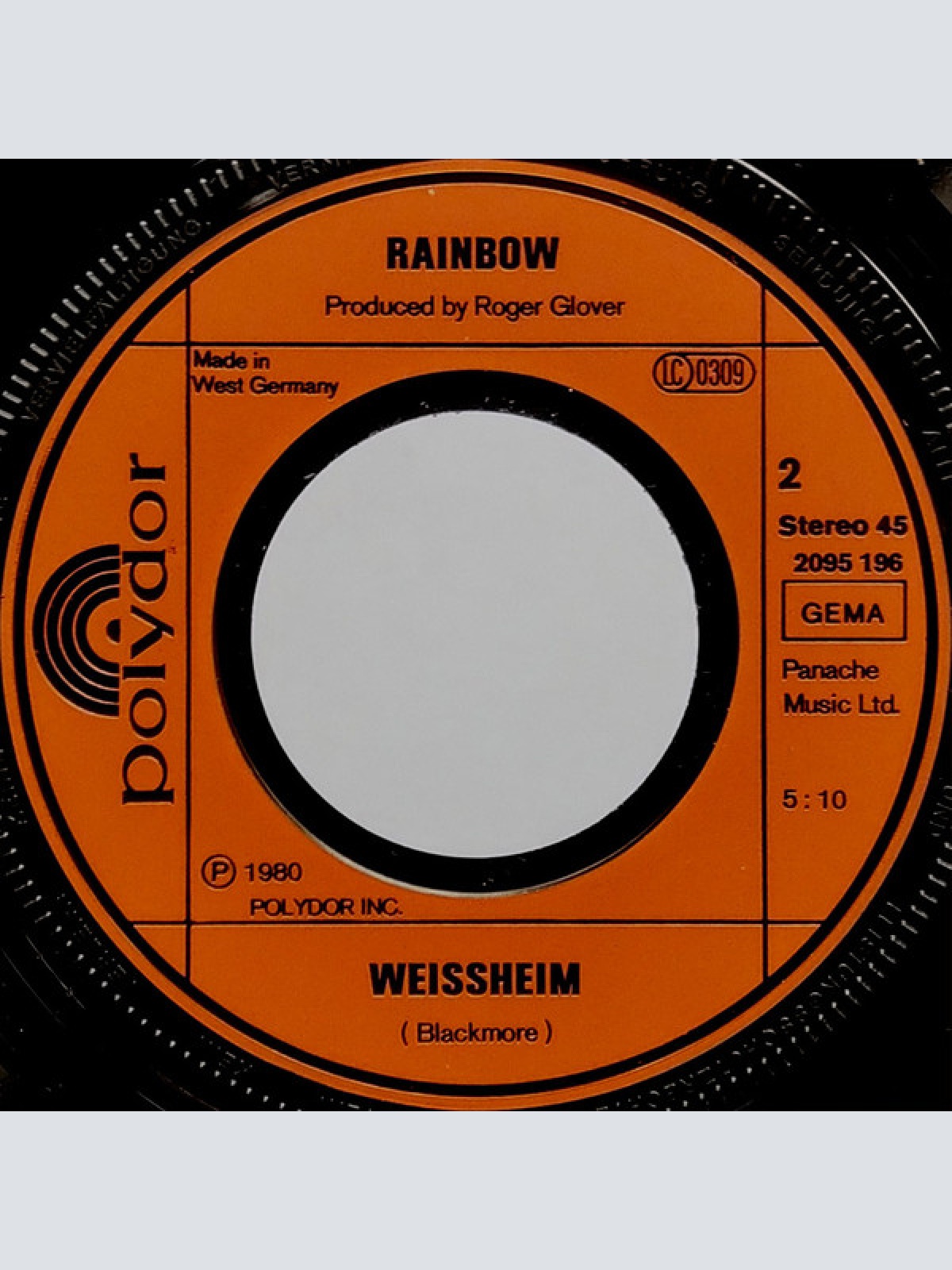 Vinyl / Rainbow - All Night Long