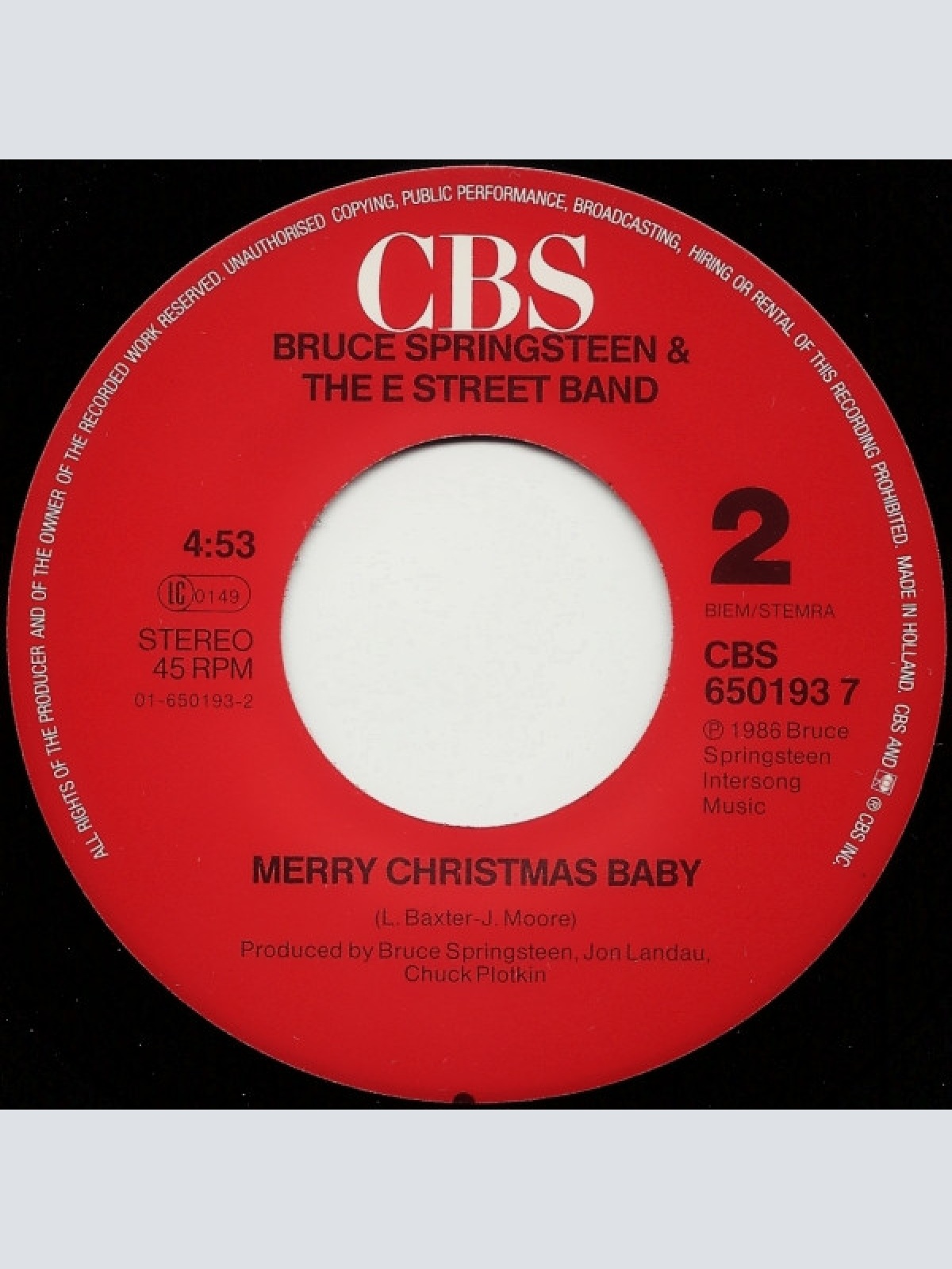 Vinyl / Bruce Springsteen & The E Street Band* - War