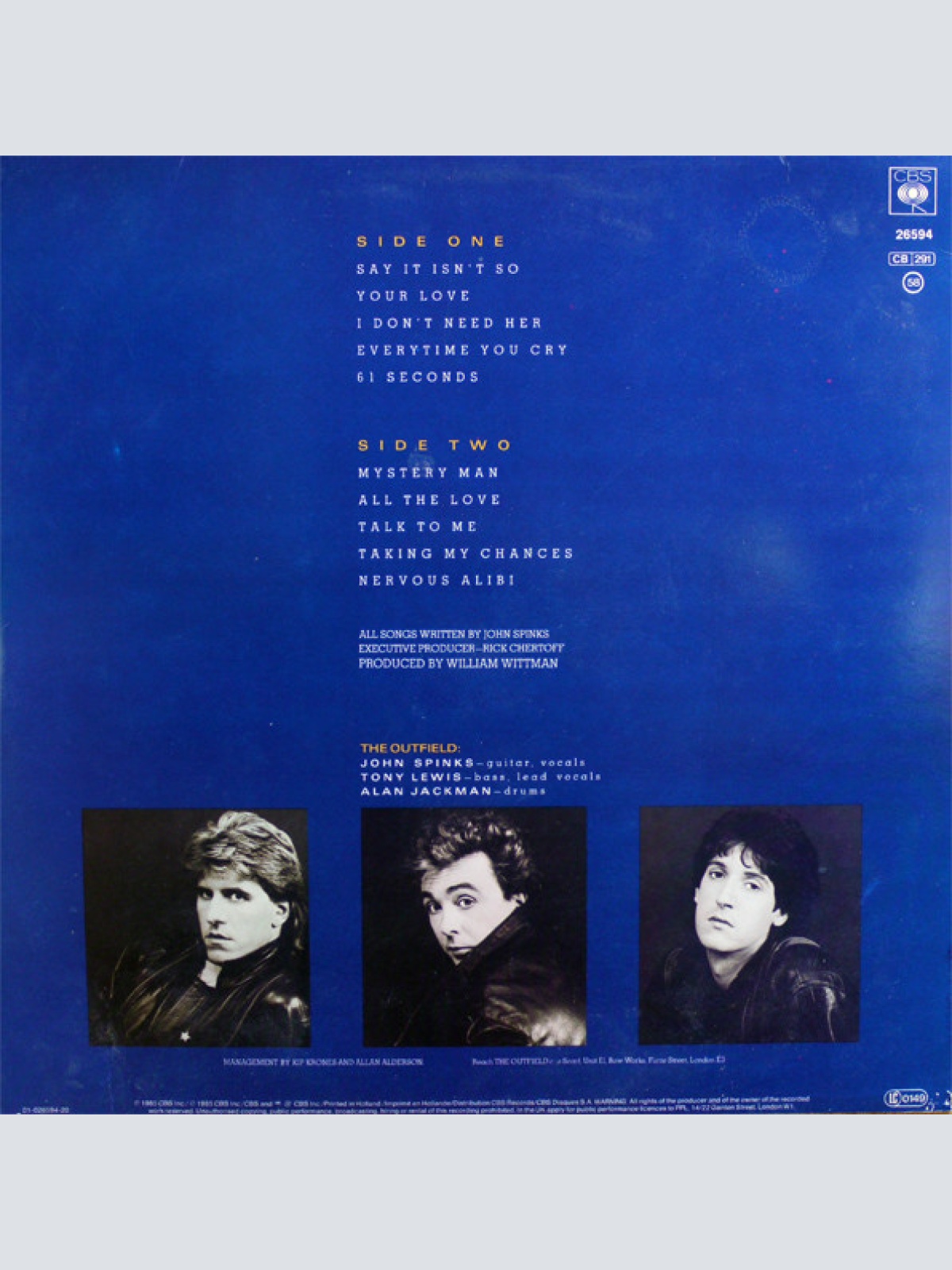 Vinyl / The Outfield - Play Deep