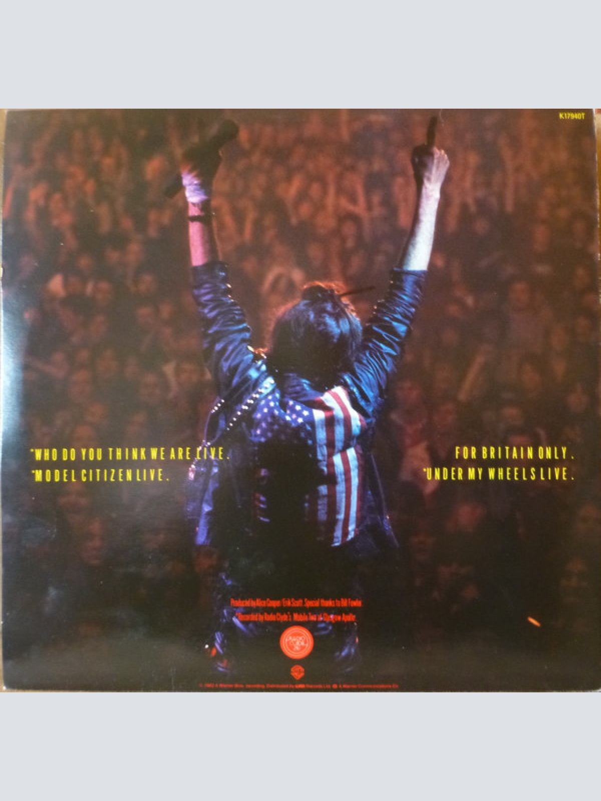 Vinyl / Alice Cooper (2) - For Britain Only