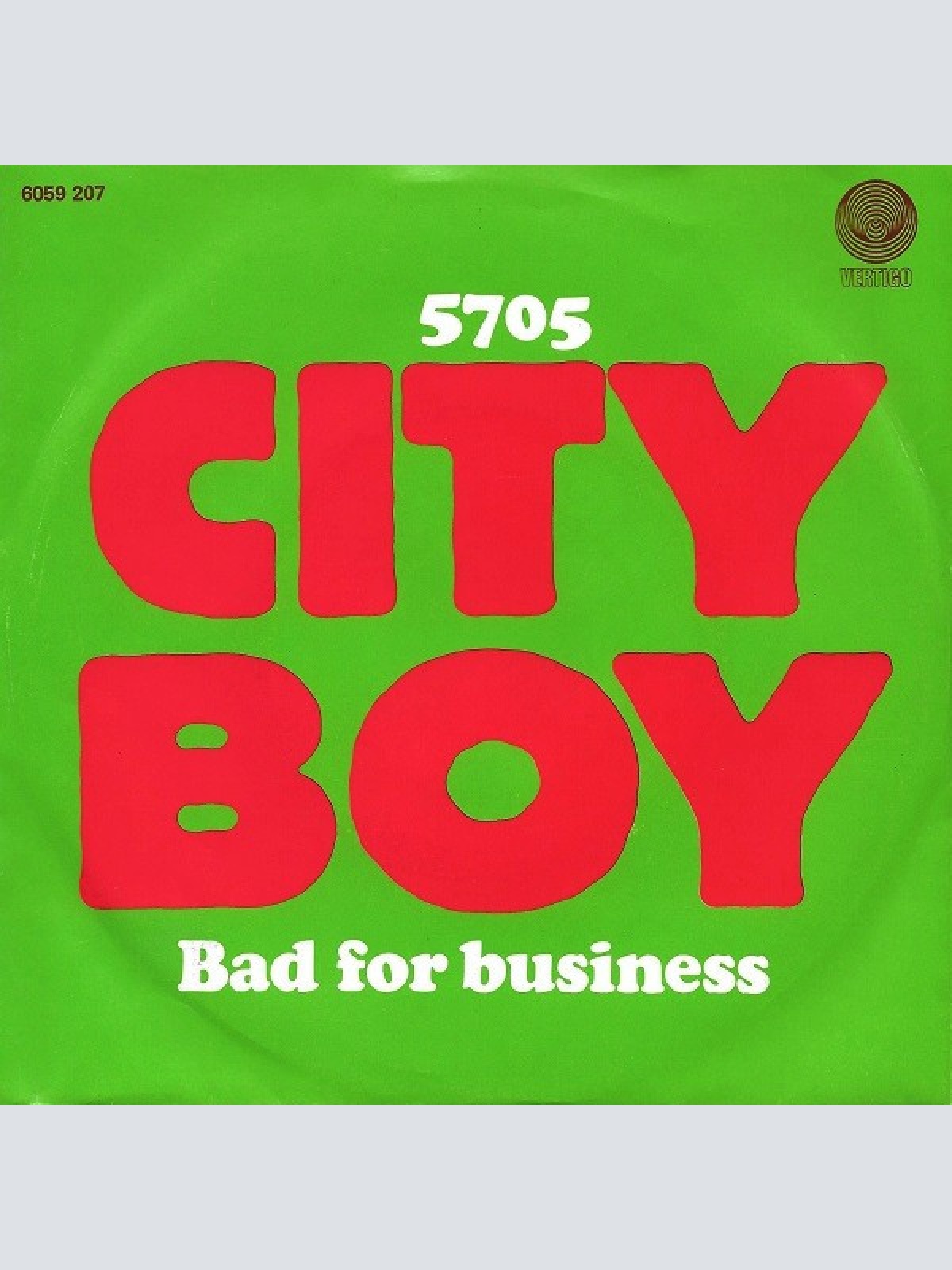 Vinyl / City Boy - 5705