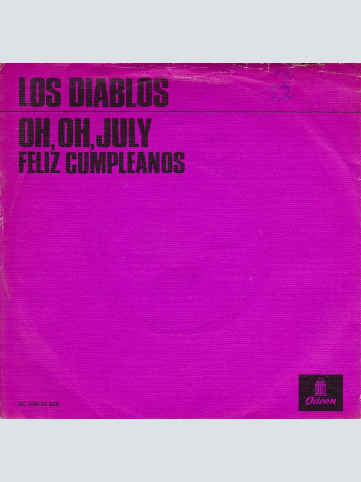 Vinyl / Los Diablos (2) - Oh,Oh,July