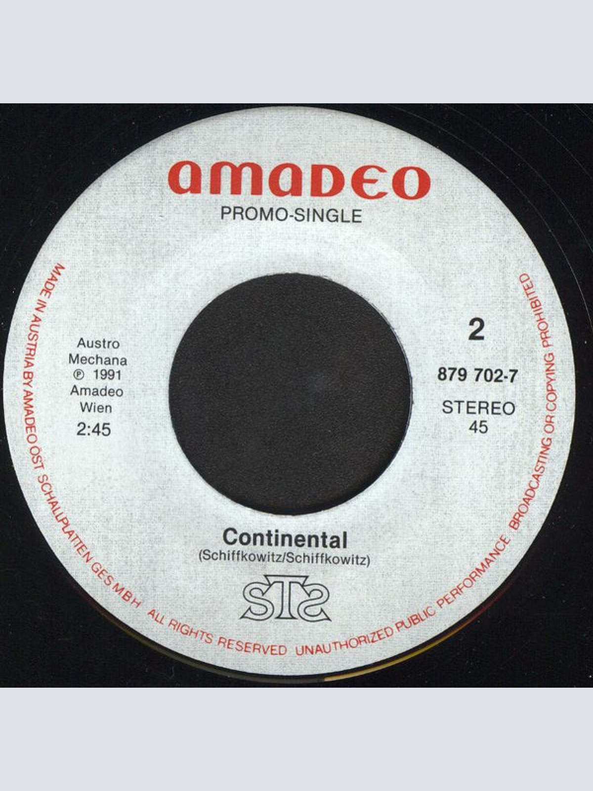 Vinyl / STS (3) - Wieder A Sommer